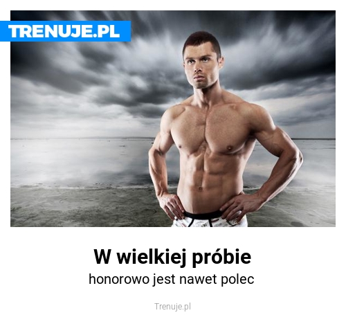 W wielkiej próbie