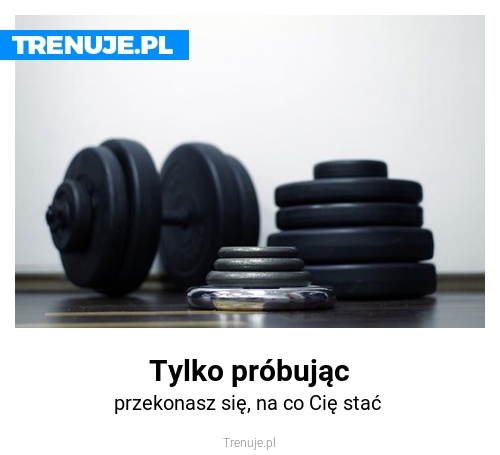 Tylko próbując