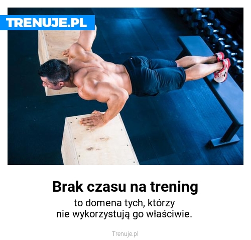 Brak czasu na trening